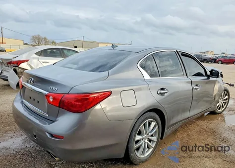 2017 Infiniti Q50 Base from USA, damaged, VIN JN1CV7AP9HM641724